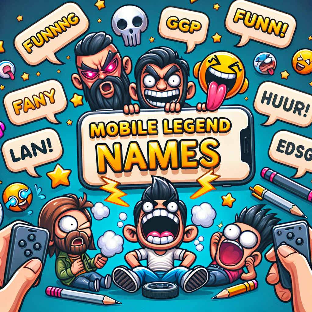 Nama Mobile Legend Lucu Yang Bikin Ketawa Terus